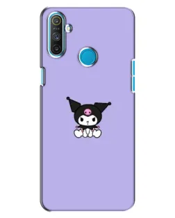 Чехол для Realme C3 с картинкой «Kuromi — фиолетовый минимализм»