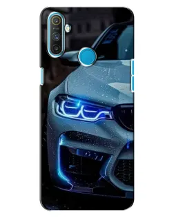 Чехол для Realme C3 с картинкой «Взгляд BMW с синими фарами» Чехол для Realme C3 с картинкой «Взгляд BMW с синими фарами»