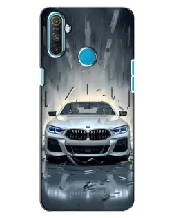 Чехол для Realme C3 с картинкой «BMW в свете фар»