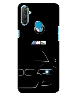 Чехол для Realme C3 с картинкой «Минималистичный принт BMW M3»