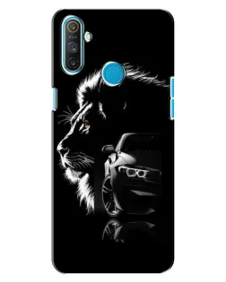 Чехол для Realme C3 с картинкой «BMW и лев»