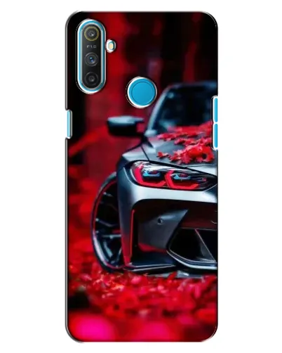 Чехол для Realme C3 с картинкой «Спортивная BMW и цветы» Чехол для Realme C3 с картинкой «Спортивная BMW и цветы»