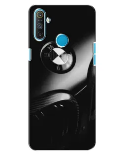 Чехол для Realme C3 с картинкой «Эмблема BMW — макро»