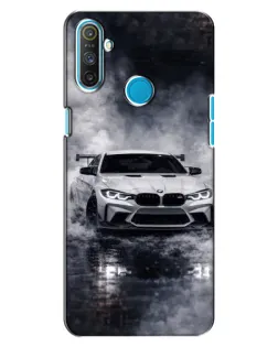 Чехол для Realme C3 с картинкой «BMW сквозь туман»