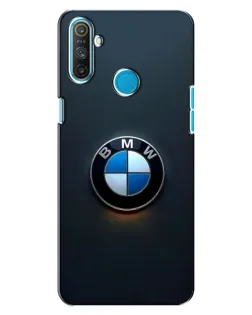 Чехол для Realme C3 с картинкой «Логотип BMW — минимализм»