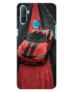 Чехол для Realme C3 с картинкой «BMW на красной дорожке»