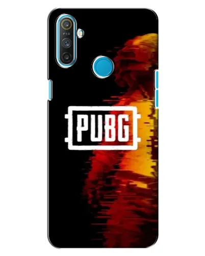 Чехол для Realme C3 с картинкой «Яркий логотип PUBG»