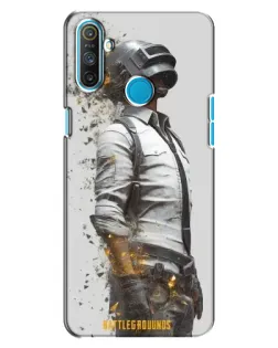Чехол для Realme C3 с картинкой «PUBG — боец в пыли»