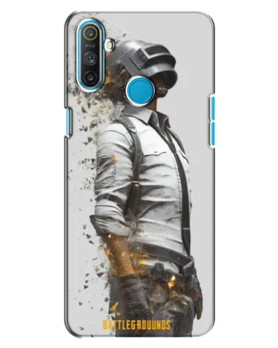 Чехол для Realme C3 с картинкой «PUBG — боец в пыли»
