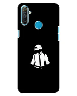 Чехол для Realme C3 с картинкой «PUBG — белый шлем»