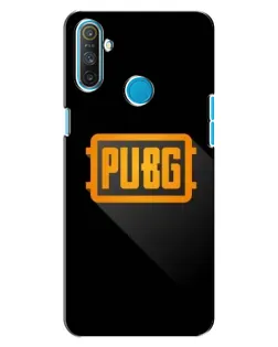 Чехол для Realme C3 с картинкой «PUBG — рамка лого»
