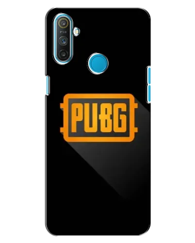 Чехол для Realme C3 с картинкой «PUBG — рамка лого»