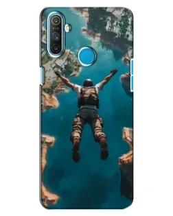 Чехол для Realme C3 с картинкой «PUBG — свободное падение»
