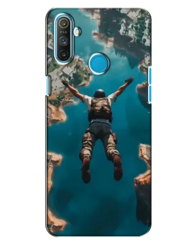 Чехол для Realme C3 с картинкой «PUBG — свободное падение»