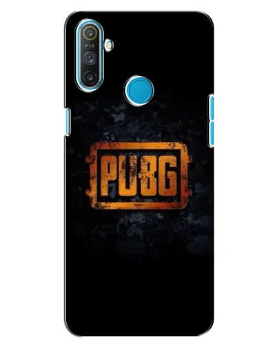 Чехол для Realme C3 с картинкой «PUBG — золотой логотип»