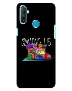 Чехол для Realme C3 с картинкой «Логотип Among Us» Чехол для Realme C3 с картинкой «Логотип Among Us»