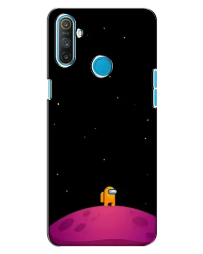Чехол для Realme C3 с картинкой «Одинокий герой на планете»