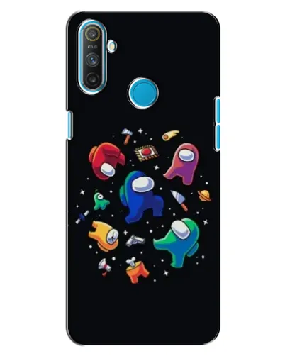 Чехол для Realme C3 с картинкой «Among Us космос»