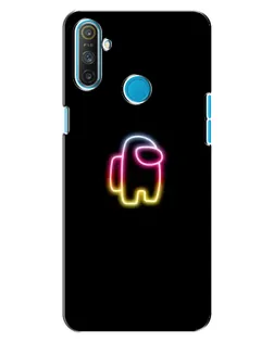 Чехол для Realme C3 с картинкой «Among Us градиент»