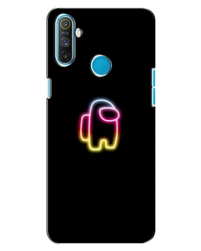 Чехол для Realme C3 с картинкой «Among Us градиент»