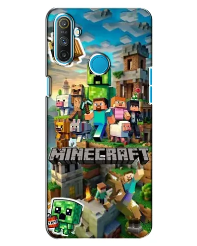 Чехол для Realme C3 с картинкой «Замок Minecraft»
