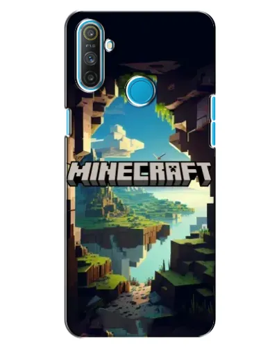 Чехол для Realme C3 с картинкой «Пещера Майнкрафт»