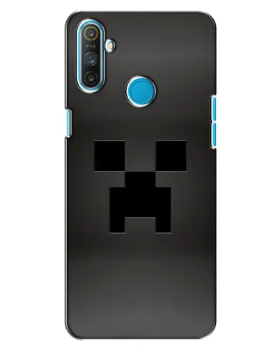 Чехол для Realme C3 с картинкой «Черный крипер градиент»