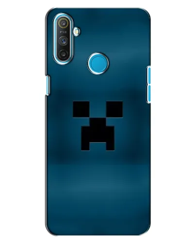 Чехол для Realme C3 с картинкой «Крипер текстура»