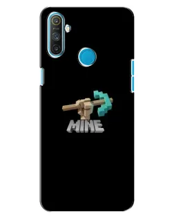 Чехол для Realme C3 с картинкой «Алмазная кирка»