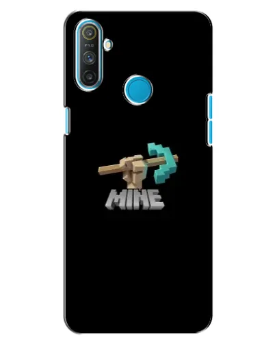 Чехол для Realme C3 с картинкой «Алмазная кирка»