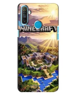 Чехол для Realme C3 с картинкой «Minecraft панорама»