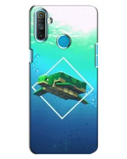 Чохол для Realme C3 з картинкою «Черепаха Minecraft»