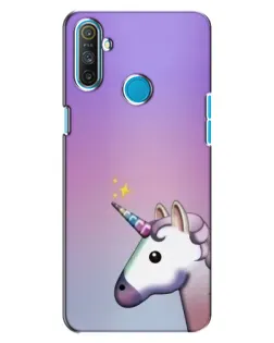 Чехол для Realme C3 с картинкой «Единорог градиент»