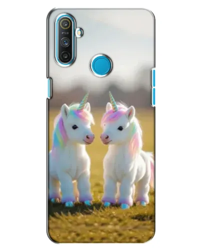 Чехол для Realme C3 с картинкой «Пара единорогов» Чехол для Realme C3 с картинкой «Пара единорогов»