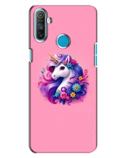 Чехол для Realme C3 с картинкой «Сказочный единорог»