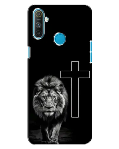 Чохол для Realme C3 з картинкою «Лев та Хрест»