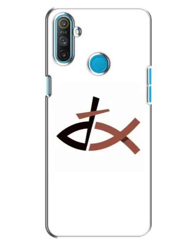 Чохол для Realme C3 з картинкою «Риба та хрест»