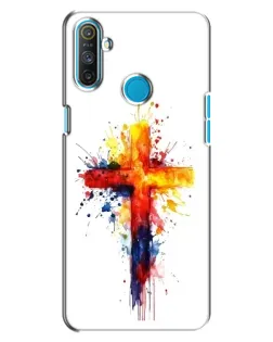 Чохол для Realme C3 з картинкою «Акварельний хрест»
