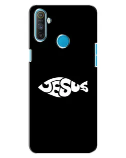 Чехол для Realme C3 с картинкой «Рыба Jesus»