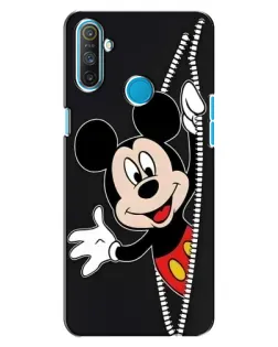 Чохол для Realme C3 з картинкою «Міккі розсуває стіни»