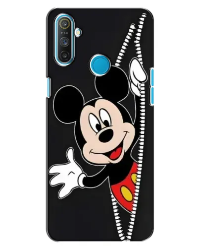 Чохол для Realme C3 з картинкою «Міккі розсуває стіни»