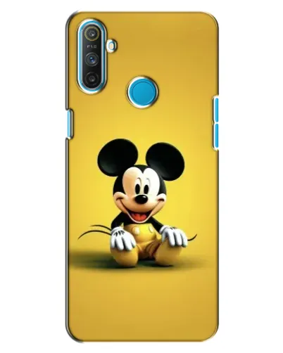 Чохол для Realme C3 з картинкою «Міккі на жовтому»