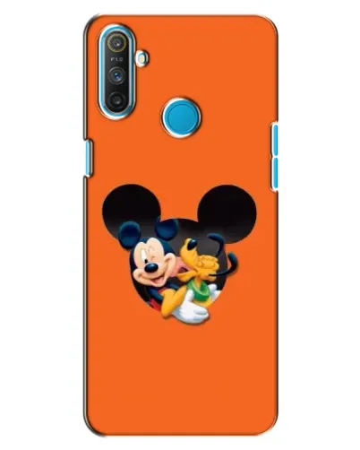 Чохол для Realme C3 з картинкою «Серце Міккі Мінні»