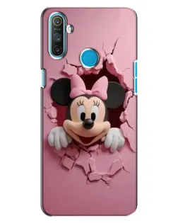 Чохол для Realme C3 з картинкою «Мінні крізь стіну»
