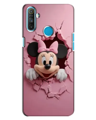 Чохол для Realme C3 з картинкою «Мінні крізь стіну»
