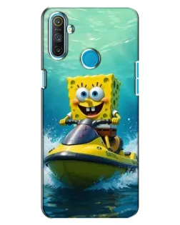 Чохол для Realme C3 з картинкою «Спанч Боб на гідроциклі» Чохол для Realme C3 з картинкою «Спанч Боб на гідроциклі»