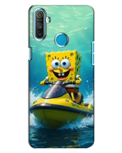 Чехол для Realme C3 с картинкой «Спанч Боб на гидроцикле» Чехол для Realme C3 с картинкой «Спанч Боб на гидроцикле»