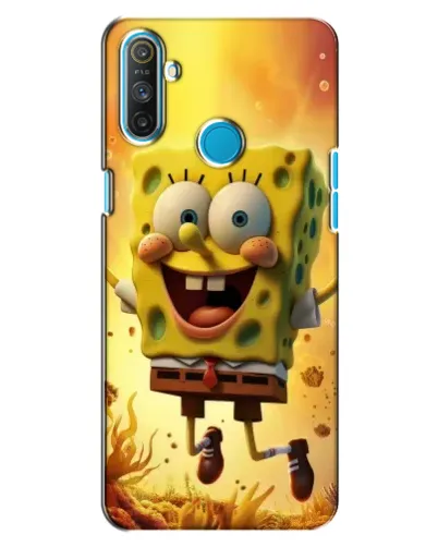 Чехол для Realme C3 с картинкой «Губка Боб прыгает» Чехол для Realme C3 с картинкой «Губка Боб прыгает»