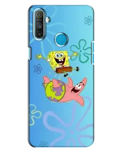 Чехол для Realme C3 с картинкой «Спанч Боб и Патрик»