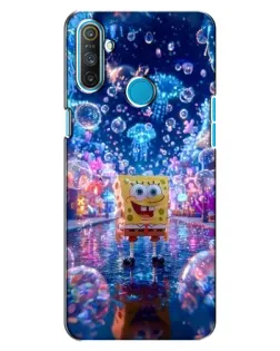 Чехол для Realme C3 с картинкой «Неоновый океан»